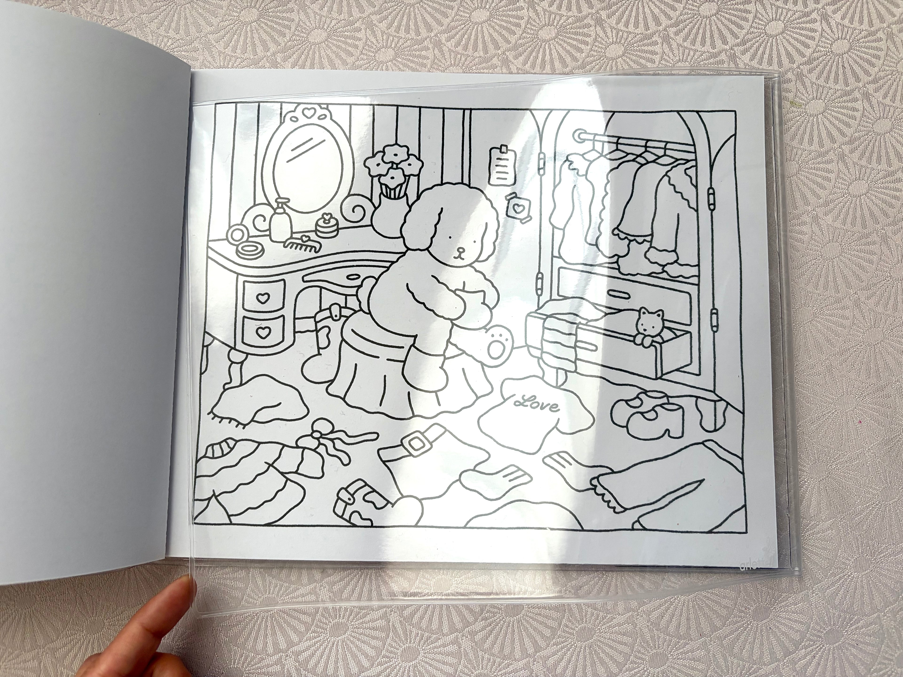Couverture Livre de Coloriage Modèle Bobbie ∙ Compatible livres Bobbie Goods